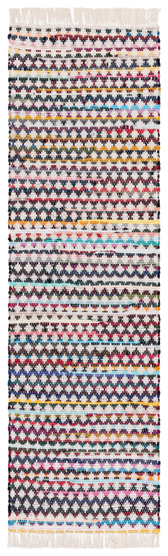 Safavieh Montauk 2'-3" x 8'-0" Rug in Red / Blue