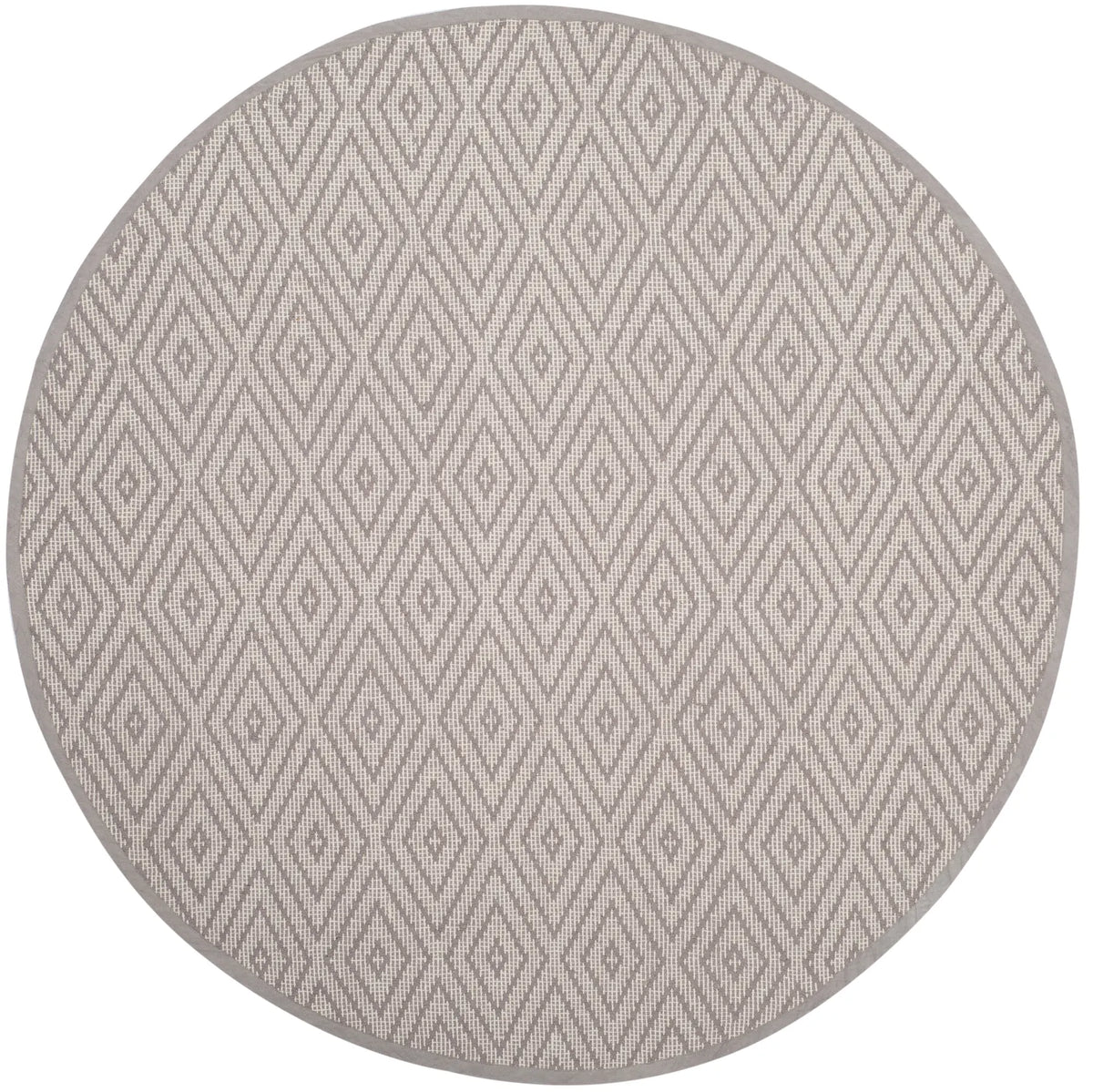 Safavieh Montauk 6'-0" x 6'-0" Rug in Grey / Ivory