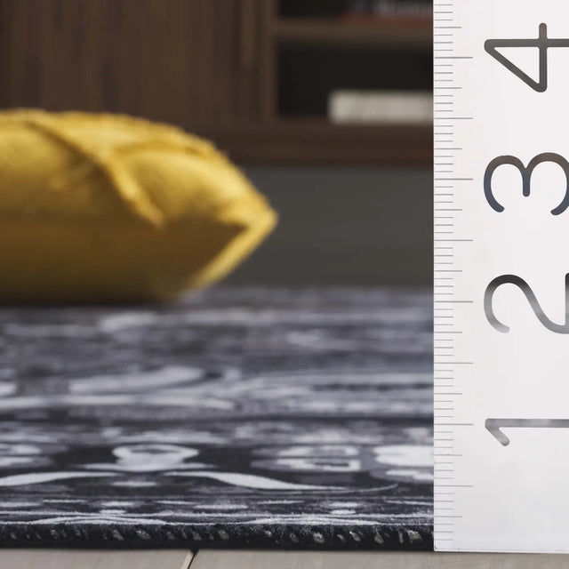 Safavieh Arizona 4'-0" x 6'-0" Rug in Black / Grey