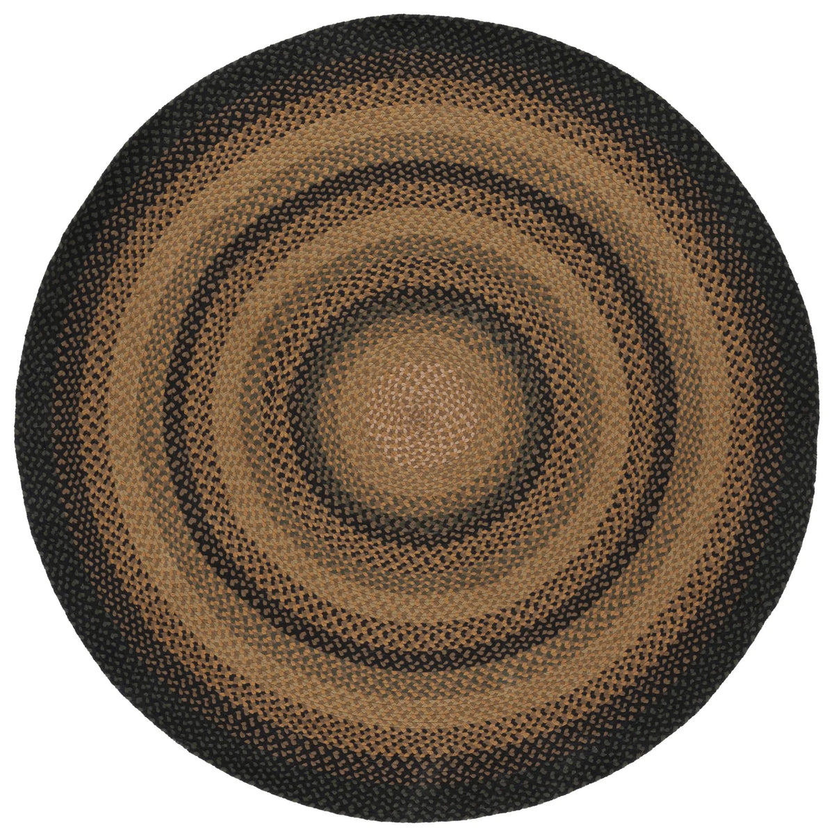Safavieh Braided 5'-0" x 5'-0" Rug in Gold / Sage