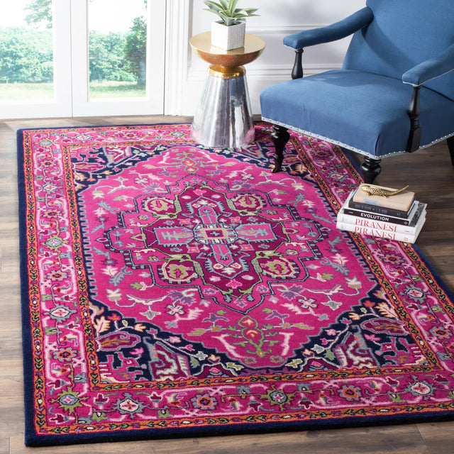 Safavieh Bellagio 5'-0" x 8'-0" Rug in Pink / Navy