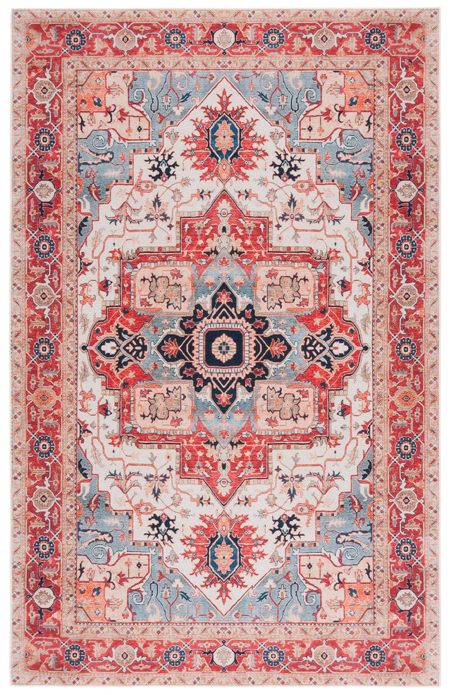 Safavieh Tucson 4'-0" x 6'-0" Rug in Beige / Rust