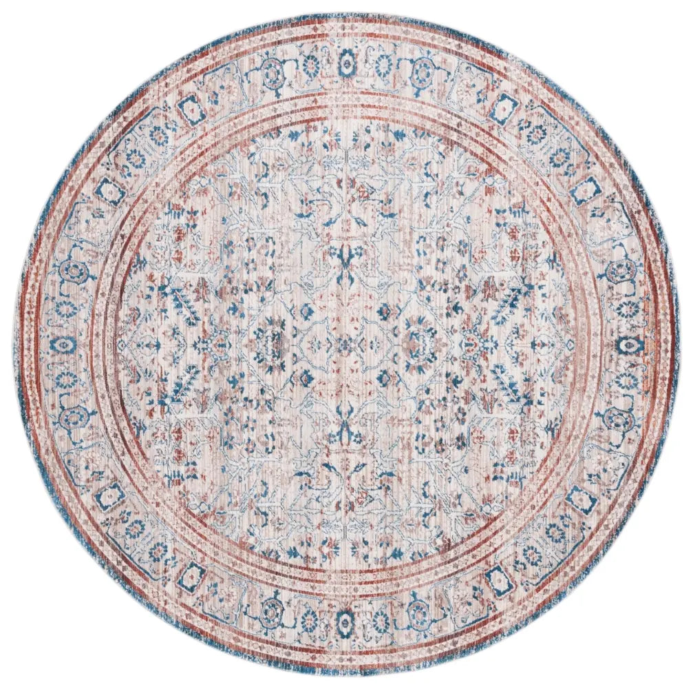 Safavieh Vintage Persian 6'-7" x 6'-7" Rug in Beige / Rust