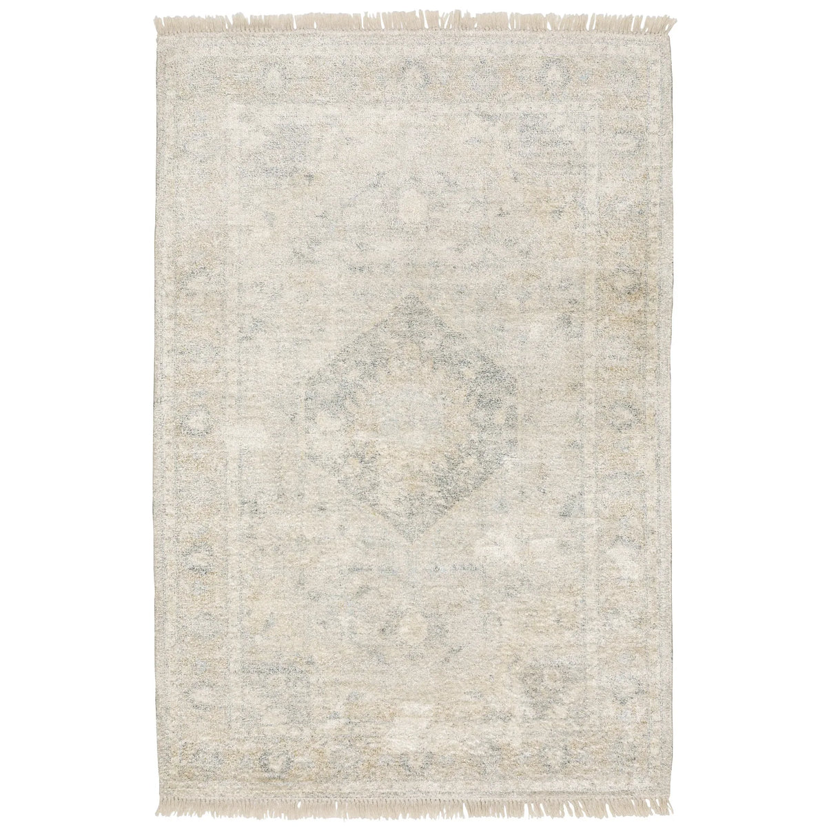 Oriental Weavers Sphinx Malabar 45303 Beige/ Grey Rugs - main flat