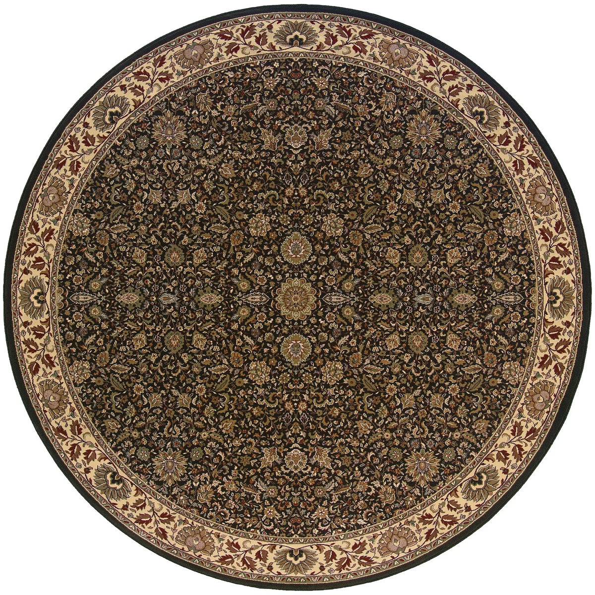 Oriental Weavers Sphinx Ariana 172d2 Brown / Ivory Rugs - main flat