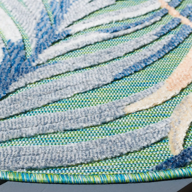 Safavieh Cabana 10'-0" x 10'-0" Rug in Green / Rust