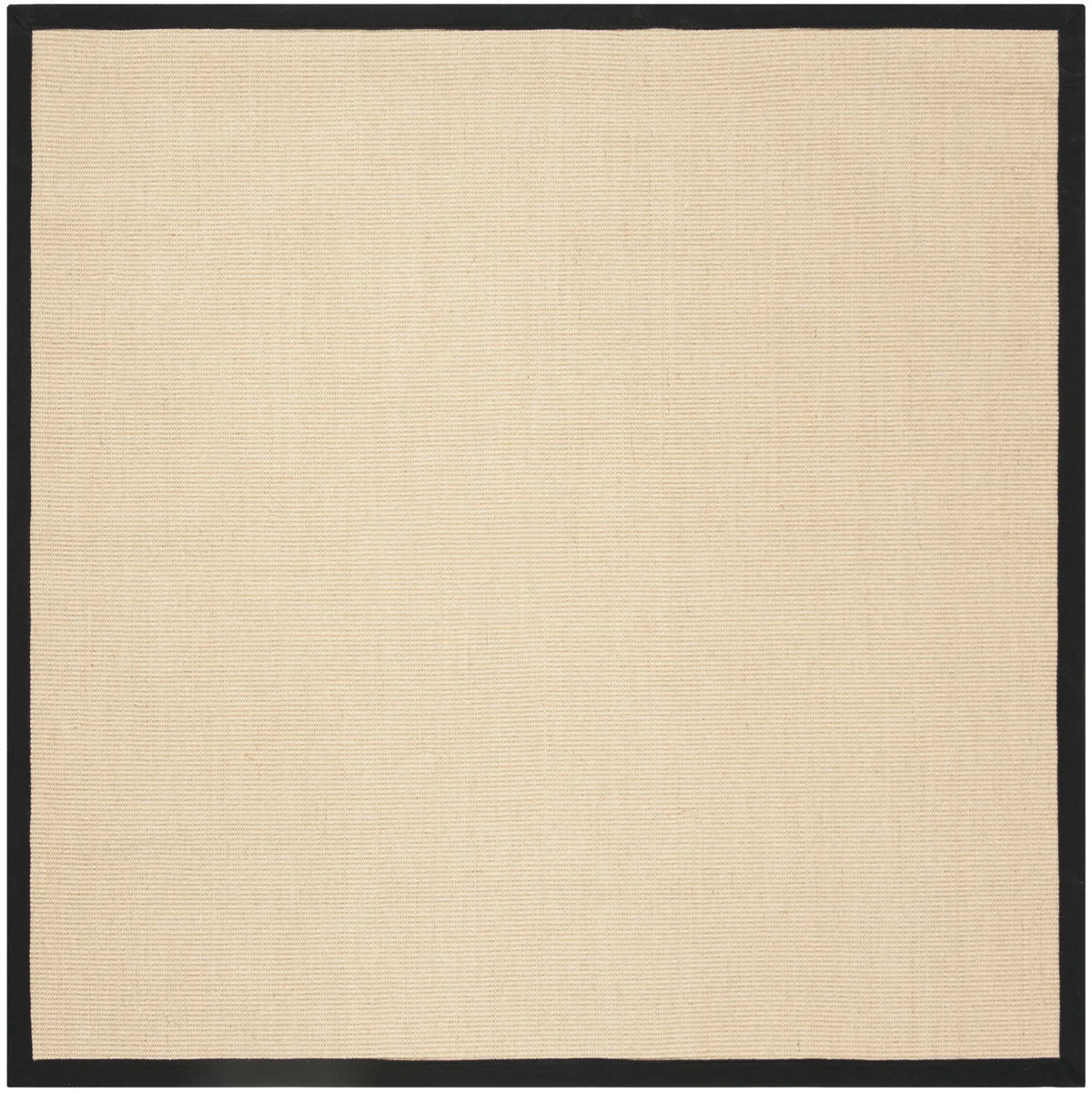 Safavieh Natural Fiber 6'-0" x 6'-0" Rug in Beige / Black