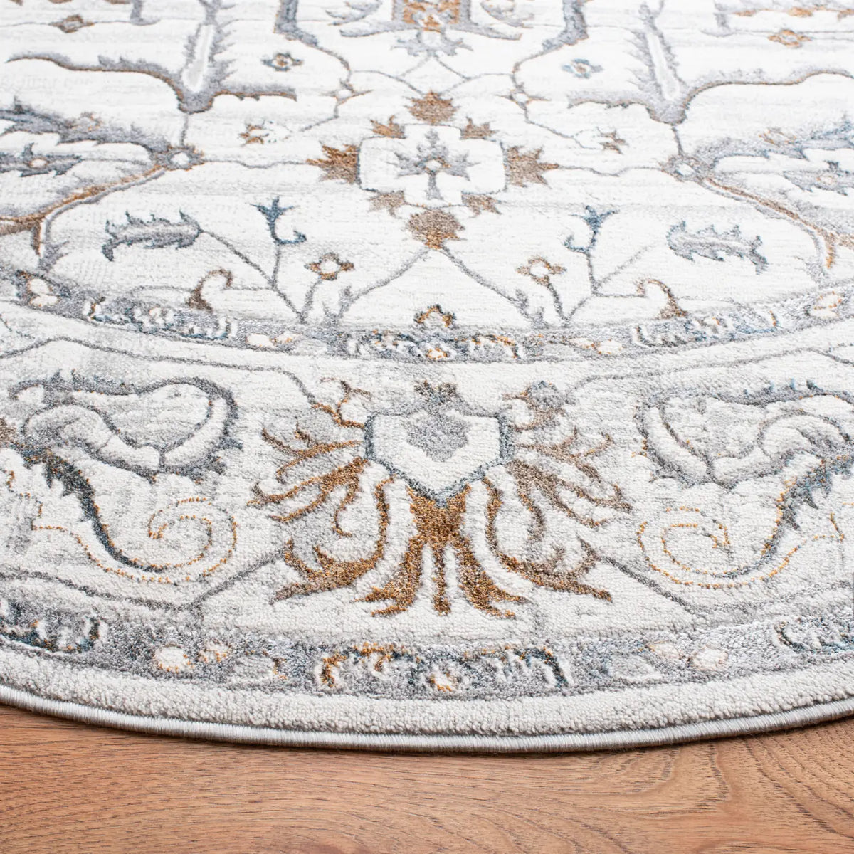 Safavieh Sonoma 6'-7" x 6'-7" Rug in Ivory / Grey