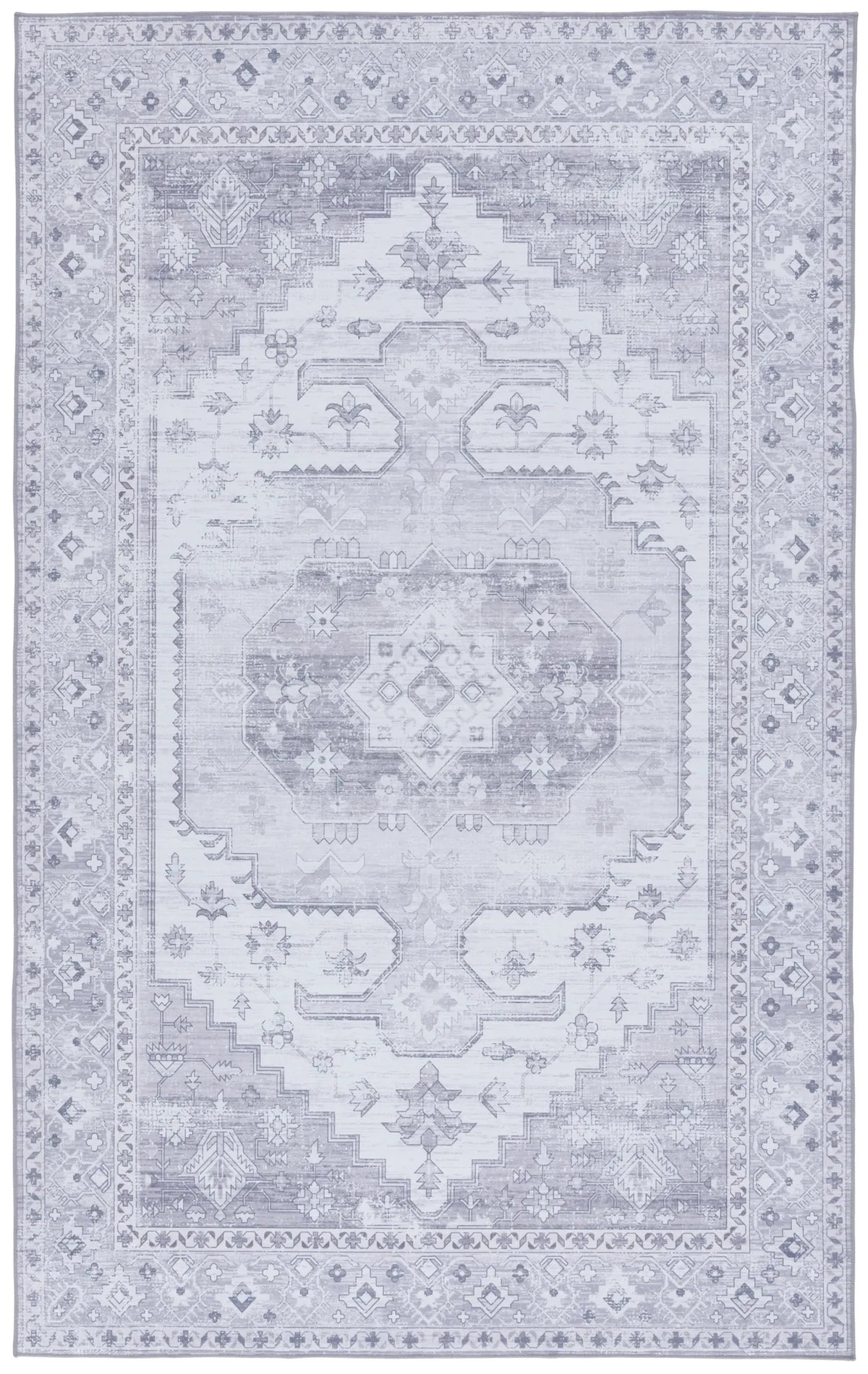 Safavieh Tucson 4'-0" x 6'-0" Rug in Light Grey