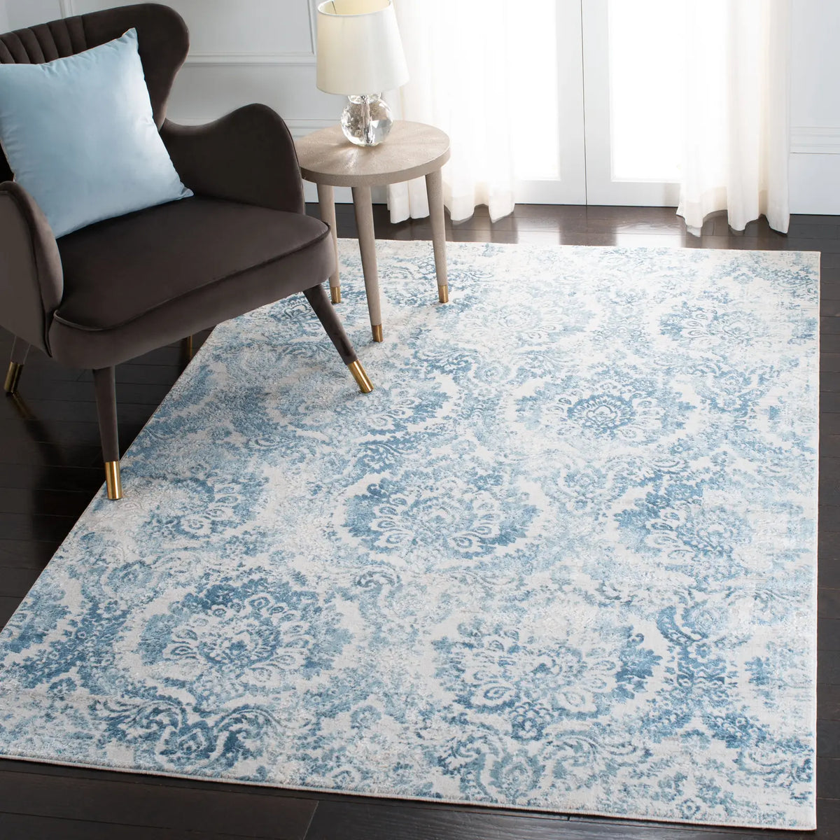 Safavieh Princeton 4'-0" x 6'-0" Rug in Blue / Beige