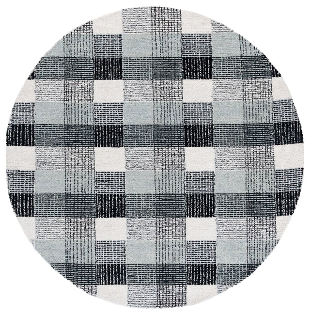 Safavieh Genre 6'-0" x 6'-0" Rug in Ivory / Black