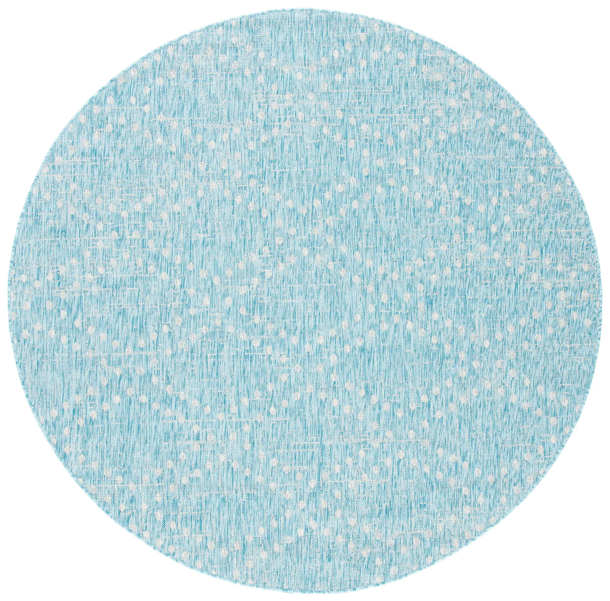 Safavieh Courtyard 6'-7" x 6'-7" Rug in Aqua / Grey