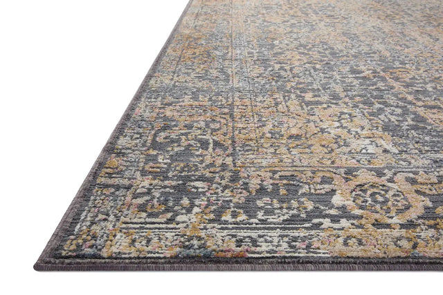 Loloi Indra Ina-05 Graphite/Sunset Rug - rug corner