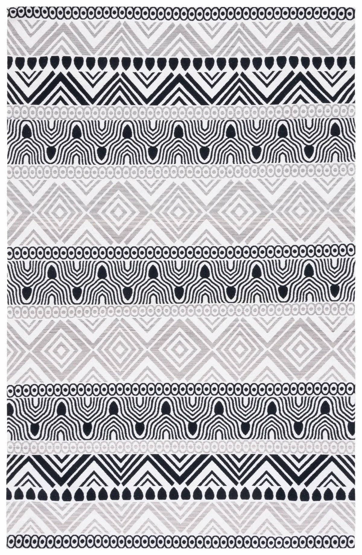 Safavieh Marbella 4'-0" x 6'-0" Rug in Black