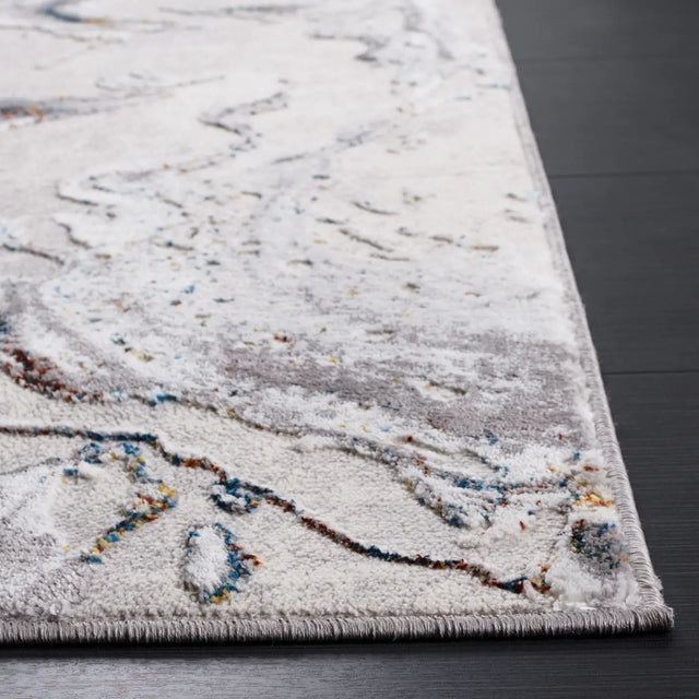 Safavieh Amelia 4'-5" x 6'-5" Rug in Grey / Blue Gold