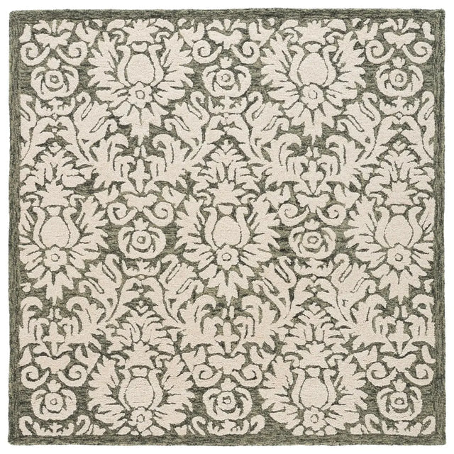 Safavieh Blossom 6'-0" x 6'-0" Rug in Green / Ivory