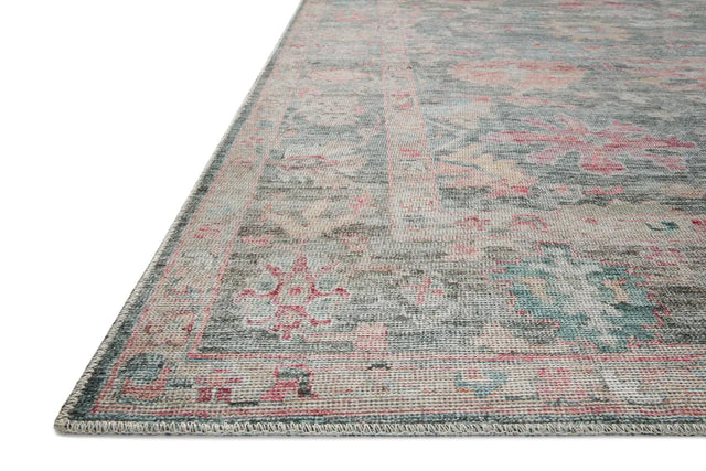 Loloi Elysium Ely-02 Graphite/Multi Rug - rug corner