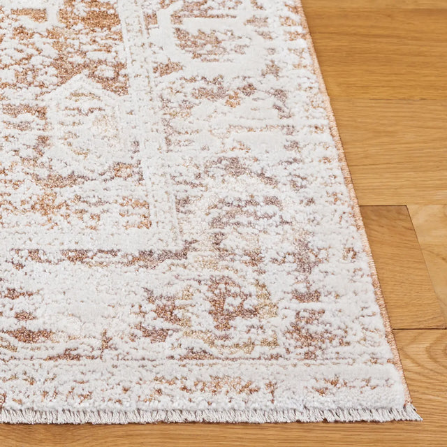 Safavieh Romance 300 5'-3" x 7'-6" Rug in Rust / Beige Ivory