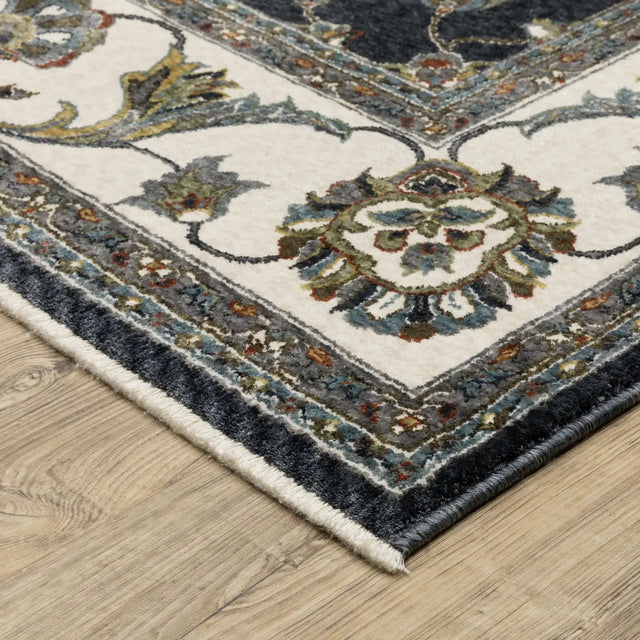Oriental Weavers Sphinx Vivian VI01B Ivory Rugs - corner detail