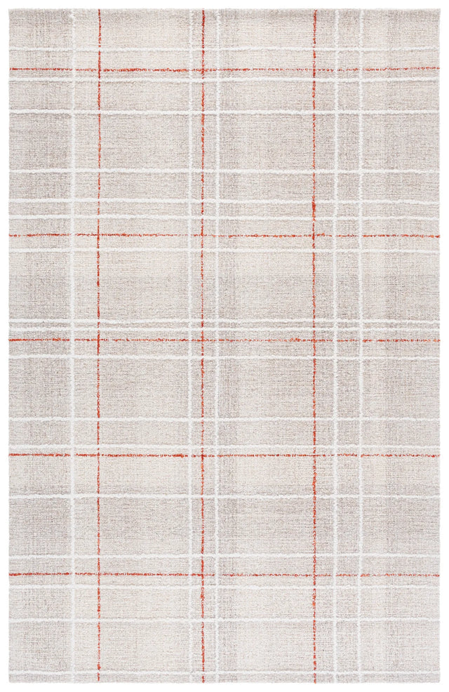 Safavieh Genre 4'-0" x 6'-0" Rug in Beige / Rust
