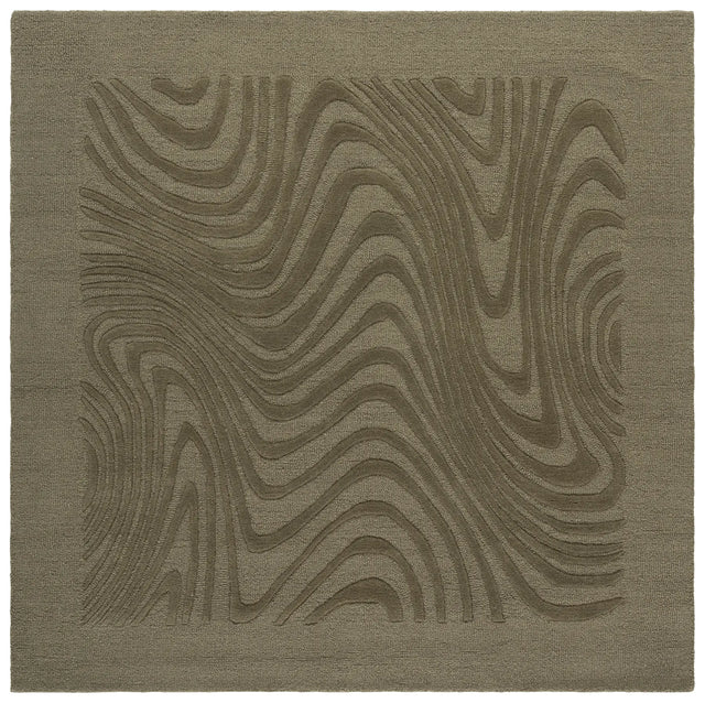 Safavieh Ebony 6'-0" x 6'-0" Rug in Green