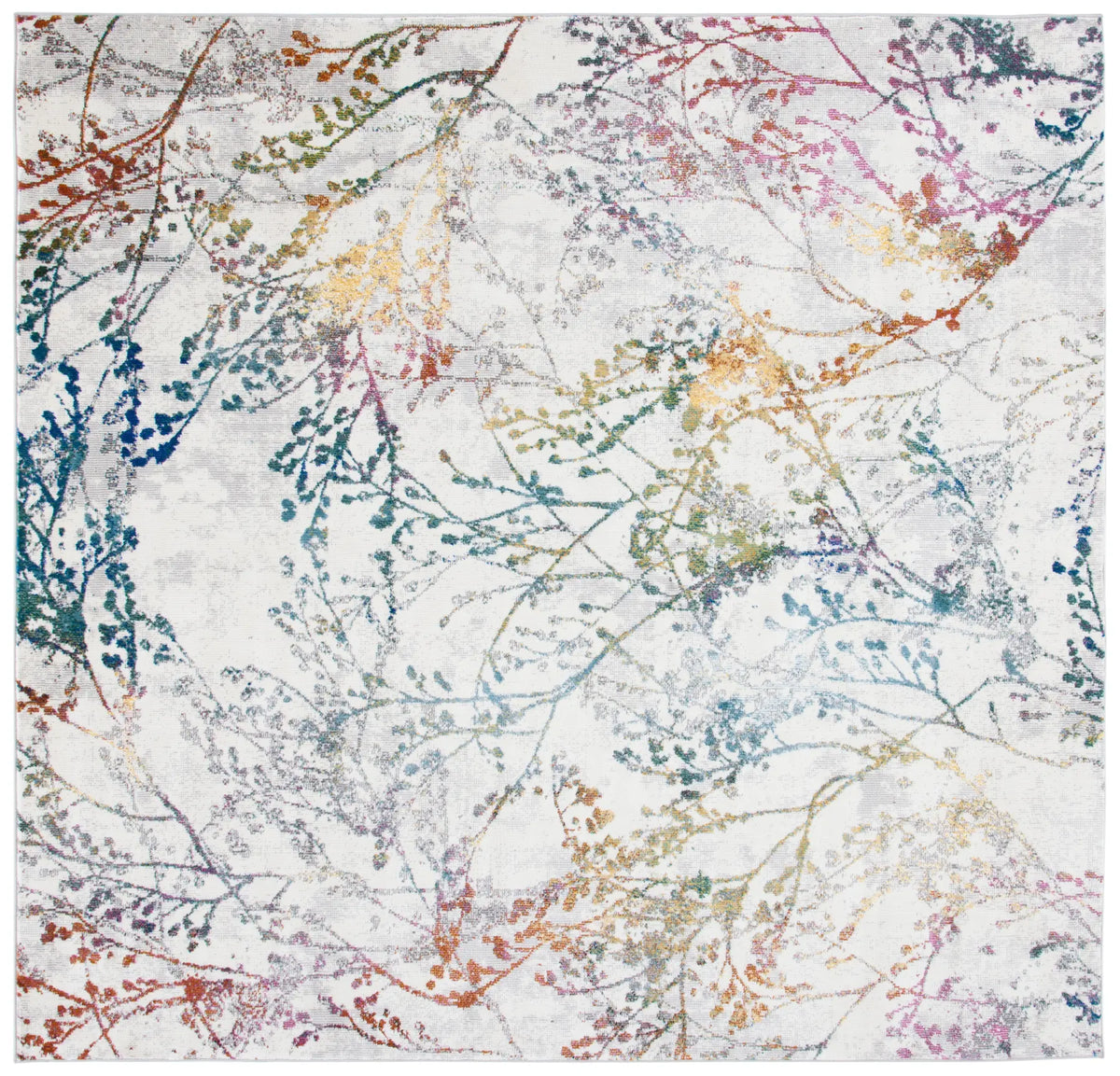 Safavieh Aria 5'-1" x 5'-1" Rug in Ivory / Blue