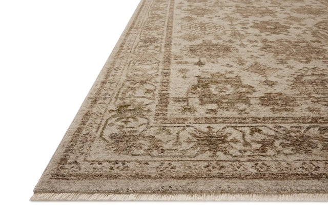 Loloi Haywood HYD-04 Ivory / Taupe Rug - rug corner