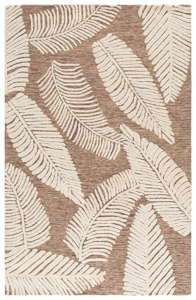 Safavieh Jardin 5'-0" x 8'-0" Rug in Brown / Ivory