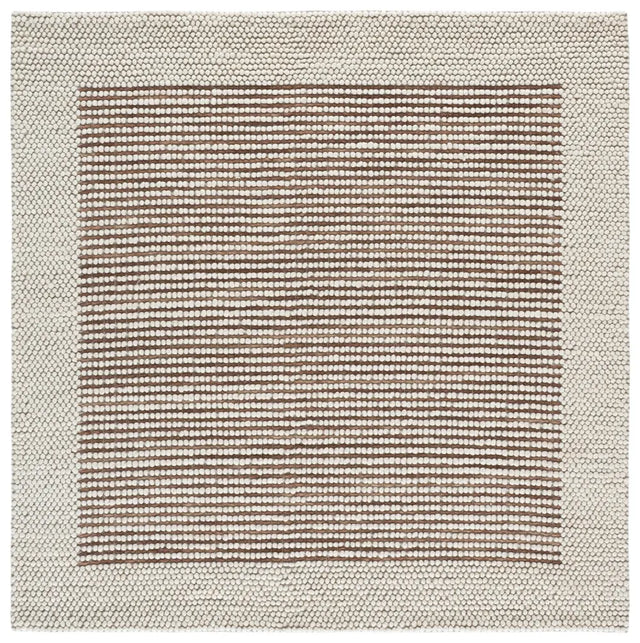 Safavieh Natura 6'-0" x 6'-0" Rug in Ivory / Rust