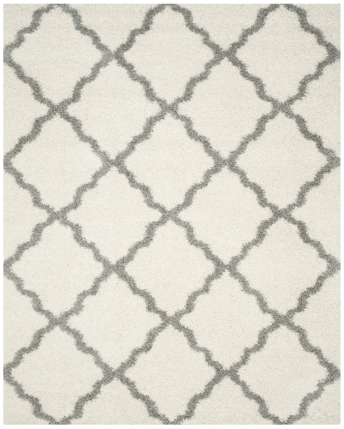 Safavieh Sgd-Dallas Shag 10'-0" x 14'-0" Rug in Ivory / Grey