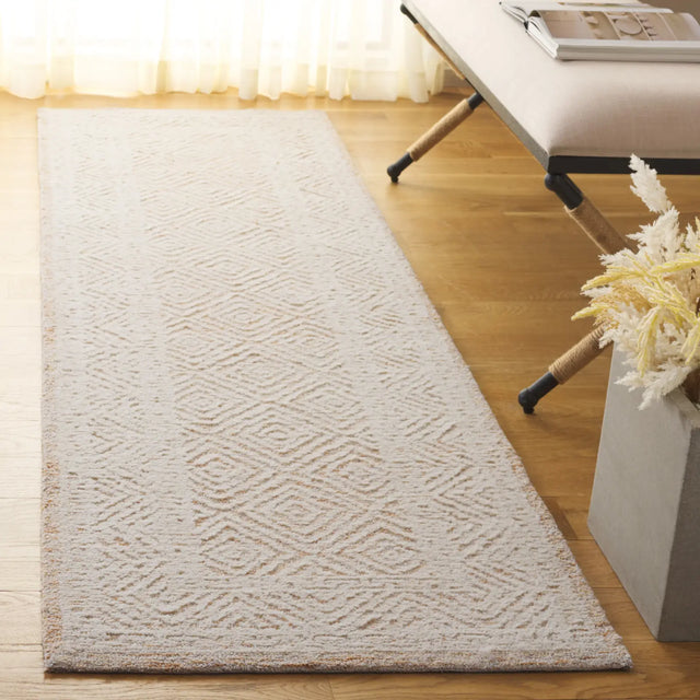 Safavieh Pine 2'-3" x 8'-0" Rug in Ivory / Orange