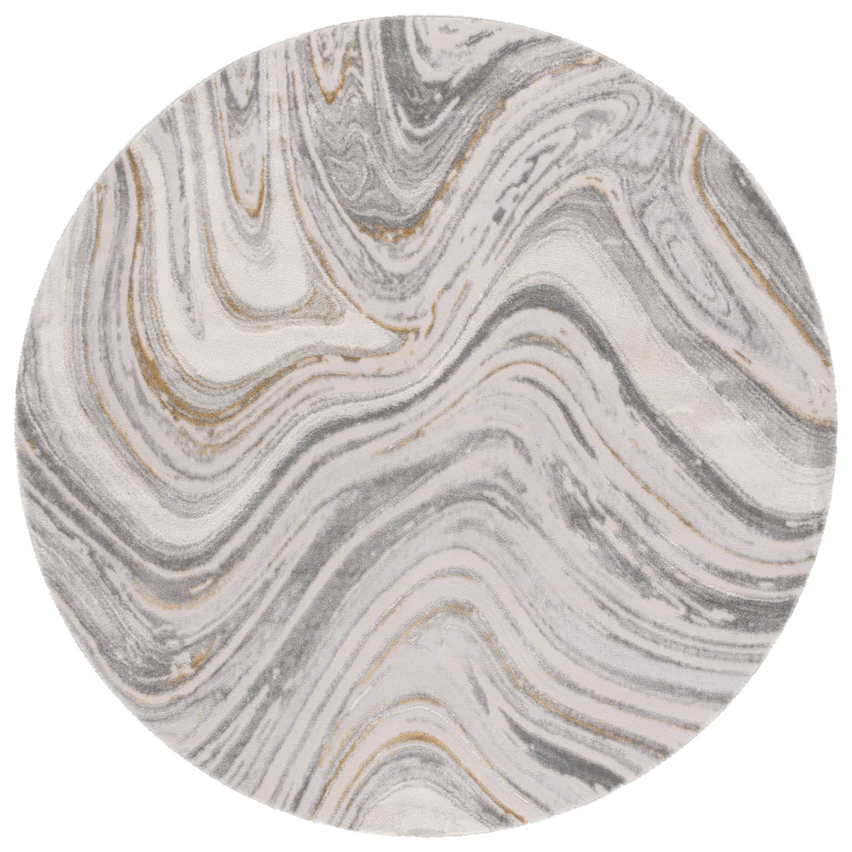 Safavieh Prestige 6'-7" x 6'-7" Rug in Ivory / Grey