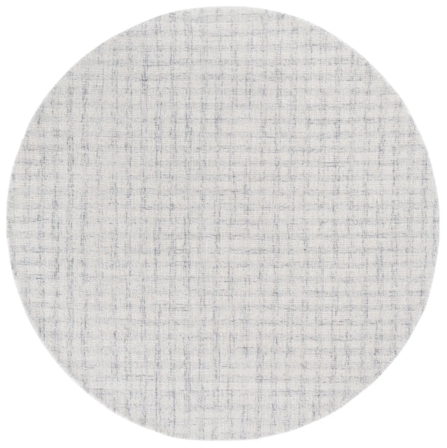 Safavieh Ebony 6'-0" x 6'-0" Rug in Light Grey / Ivory