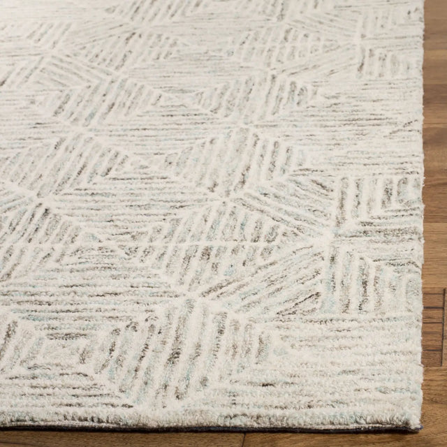 Safavieh Abstract 5'-0" x 8'-0" Rug in Ivory / Light Blue