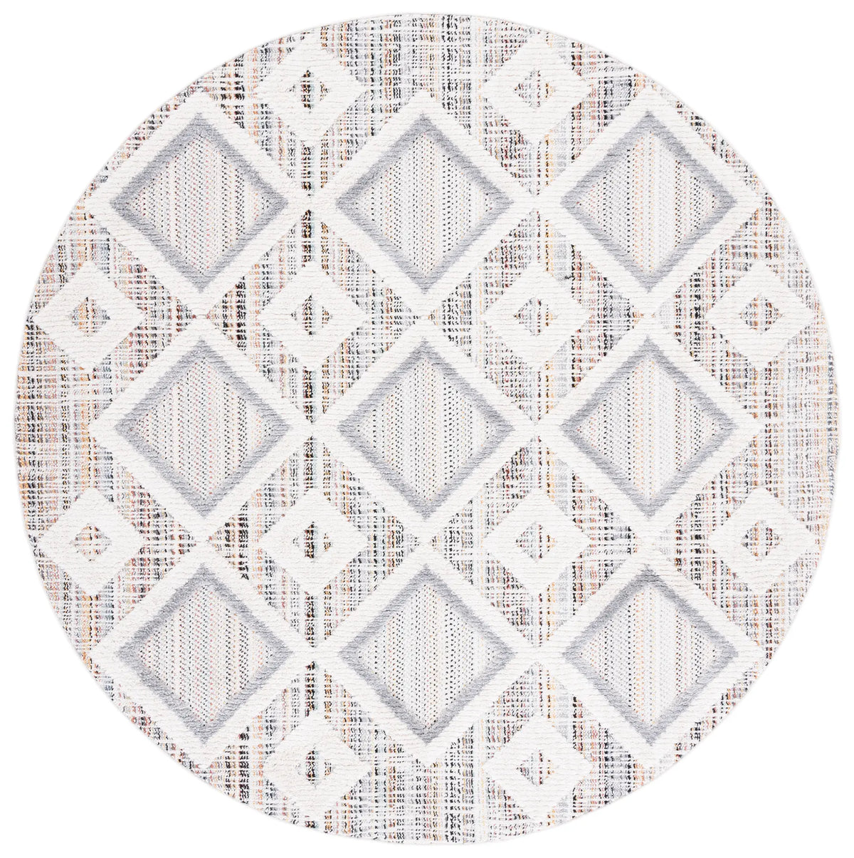 Safavieh Marrakesh 5'-0" x 5'-0" Rug in Grey / Multi