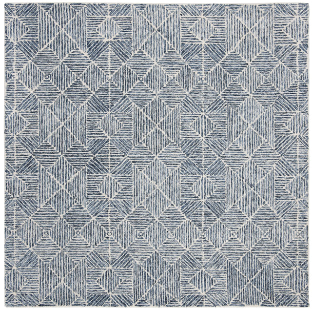 Safavieh Abstract 6'-0" x 6'-0" Rug in Blue / Ivory
