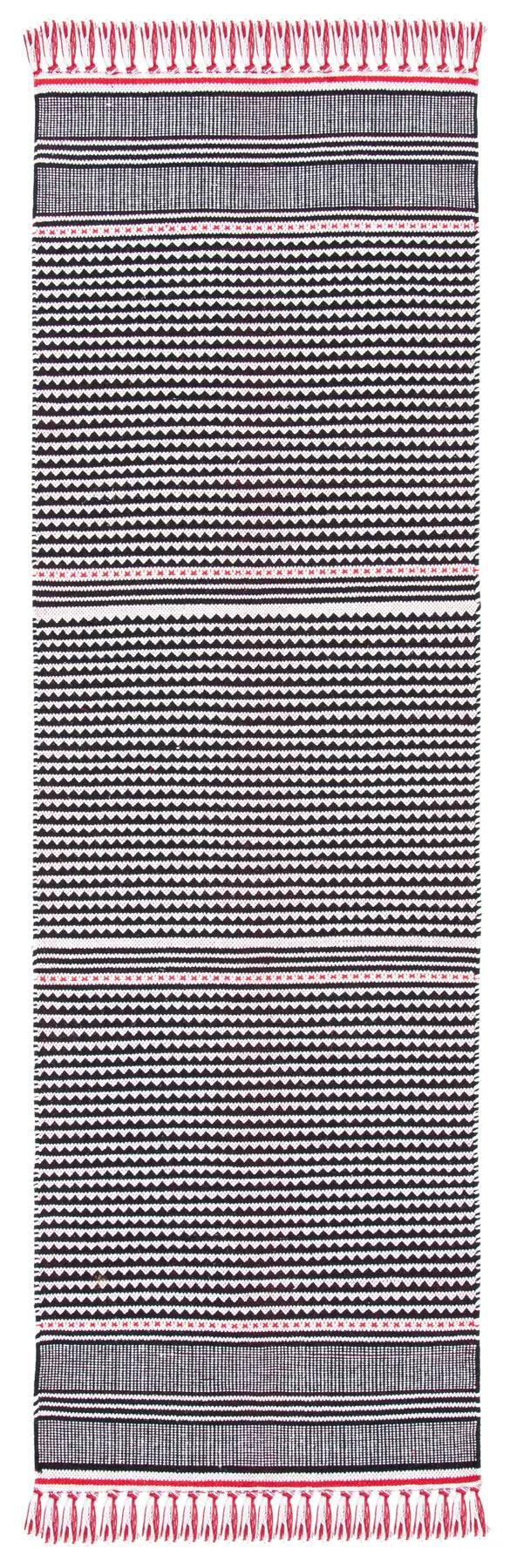 Safavieh Montauk 2'-3" x 7'-0" Rug in Red / Multi