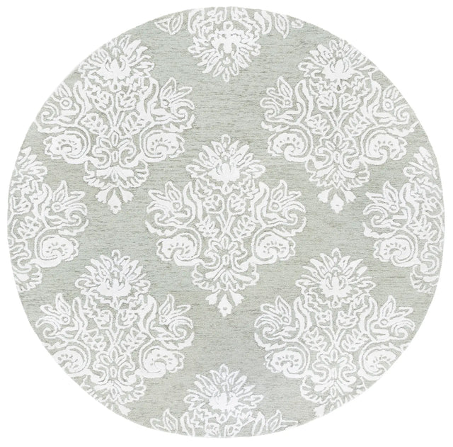 Safavieh Glamour 6'-0" x 6'-0" Rug in Sage / Ivory