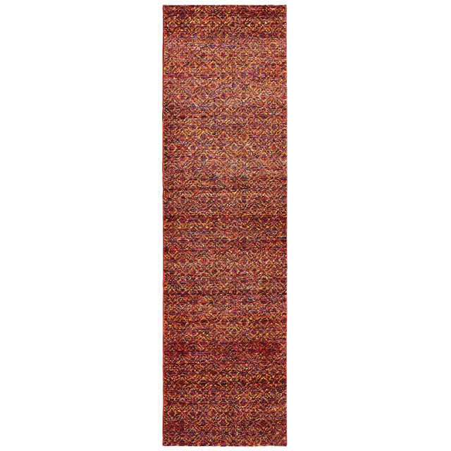 Oriental Weavers Sphinx Atlas 8048K Red/Rust Rugs - runner