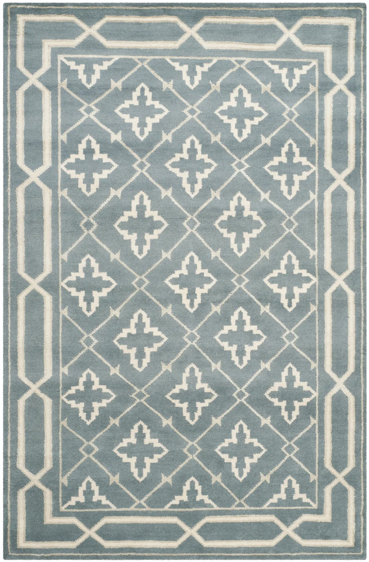 Safavieh Mosaic 4'-0" x 6'-0" Rug in Blue / Beige