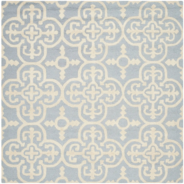Safavieh Cambridge 6'-0" x 6'-0" Rug in Light Blue / Ivory