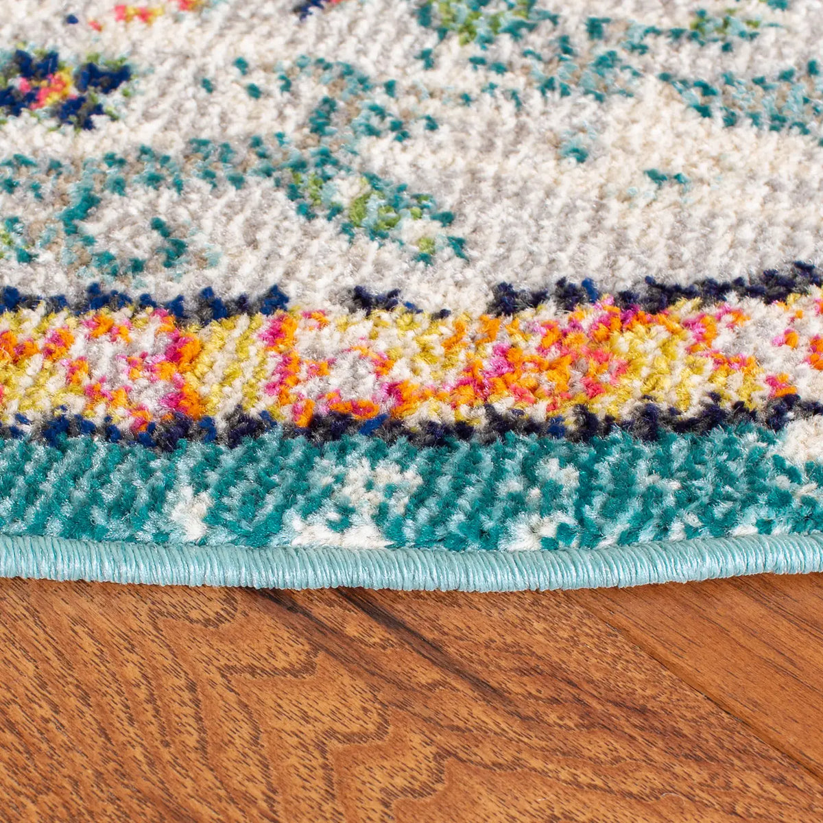 Safavieh Madison 5'-0" x 5'-0" Rug in Grey / Light Blue