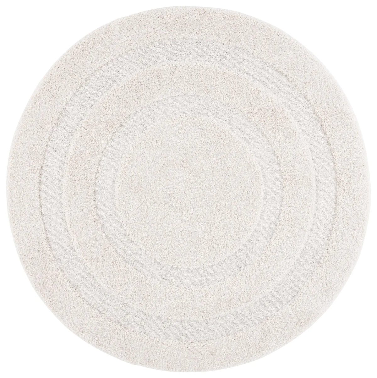 Safavieh Florida Shag 10'-0" x 10'-0" Rug in Creme / Creme