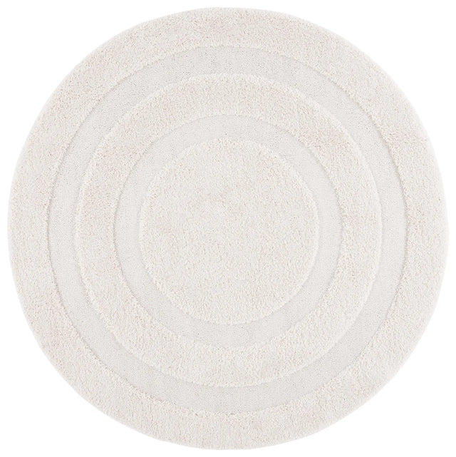 Safavieh Florida Shag 10'-0" x 10'-0" Rug in Creme / Creme