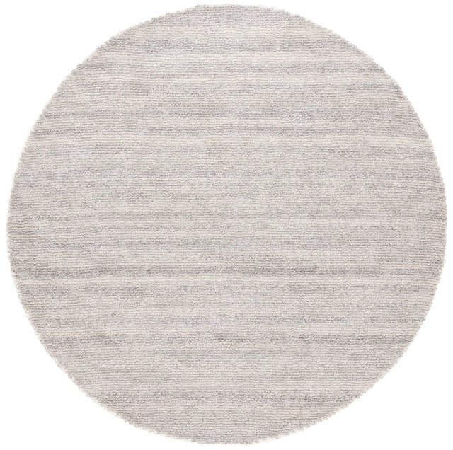 Safavieh Ebony 6'-0" x 6'-0" Rug in Silver / Grey