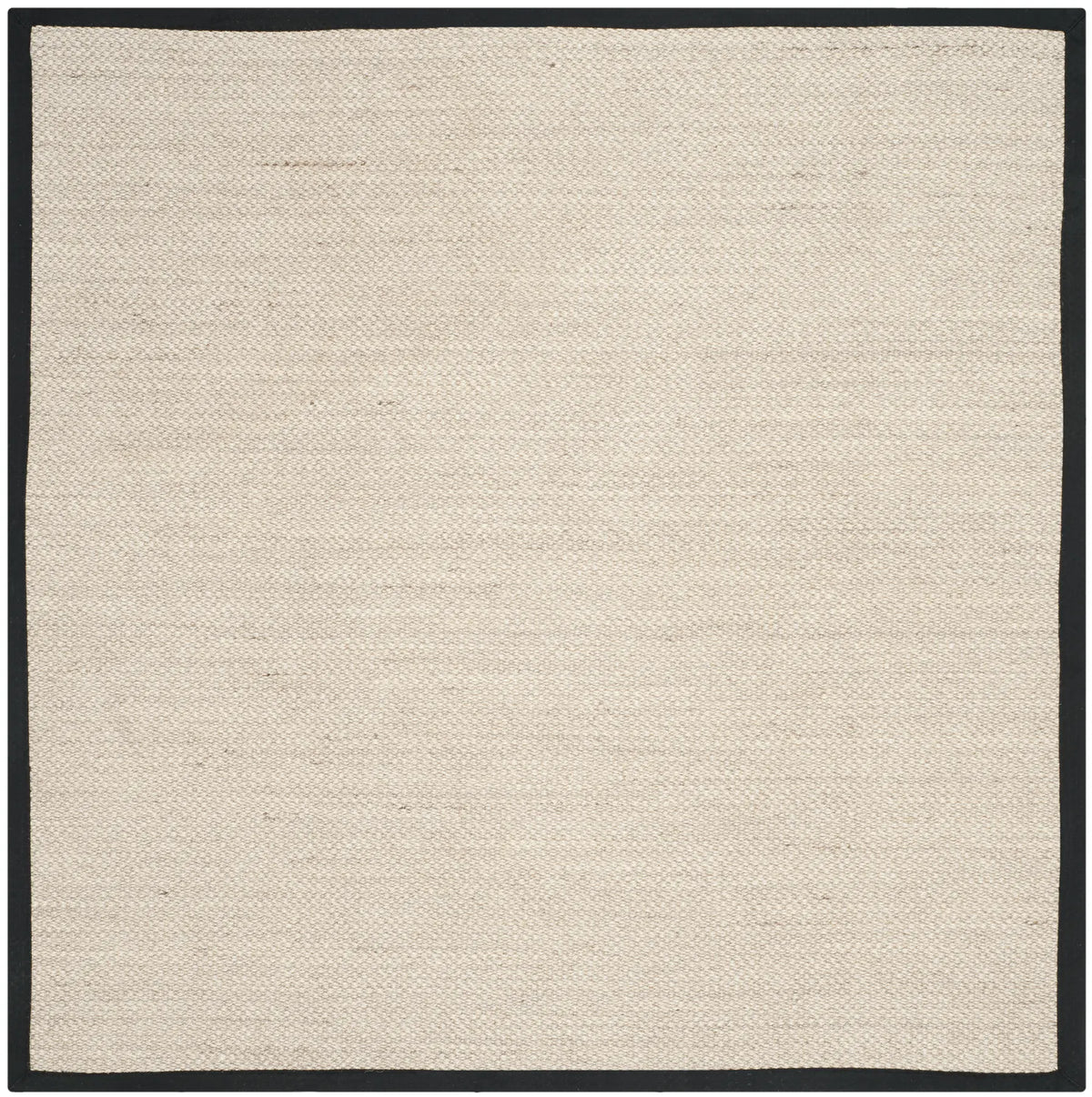 Safavieh Natural Fiber 6'-0" x 6'-0" Rug in Marble / Black