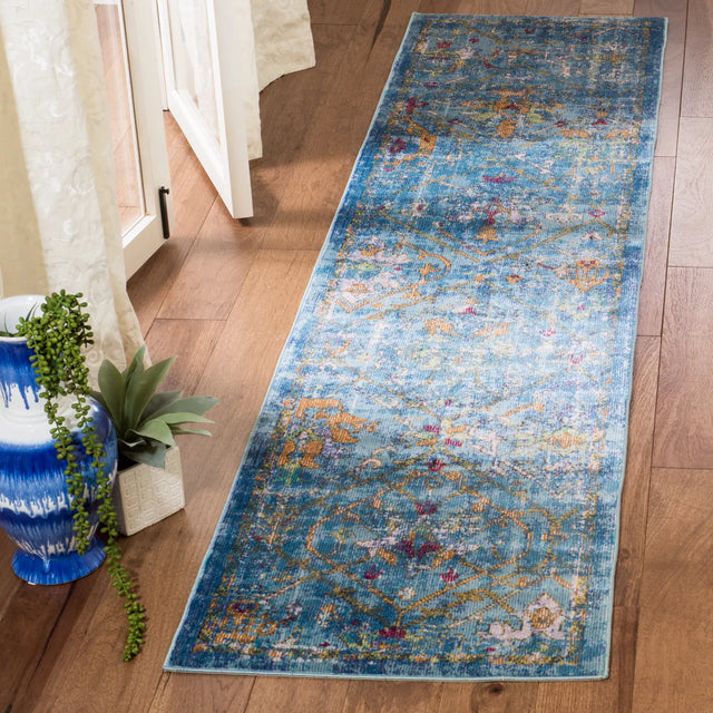 Safavieh Aria 2'-0" x 8'-0" Rug in Blue / Multi