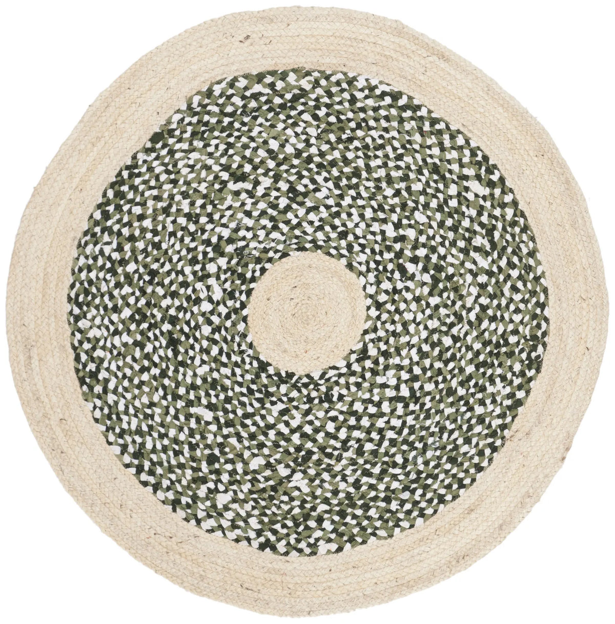 Safavieh Cape Cod 3'-0" x 3'-0" Rug in Green / Natural