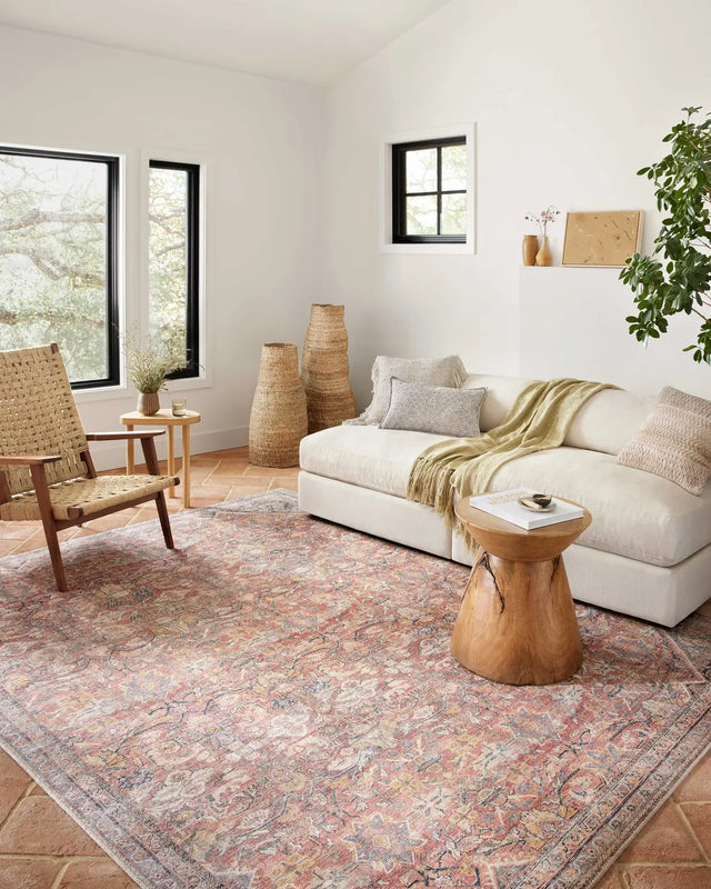 Loloi Adrian Adr-02 Rust/Denim Rug - room scene 1