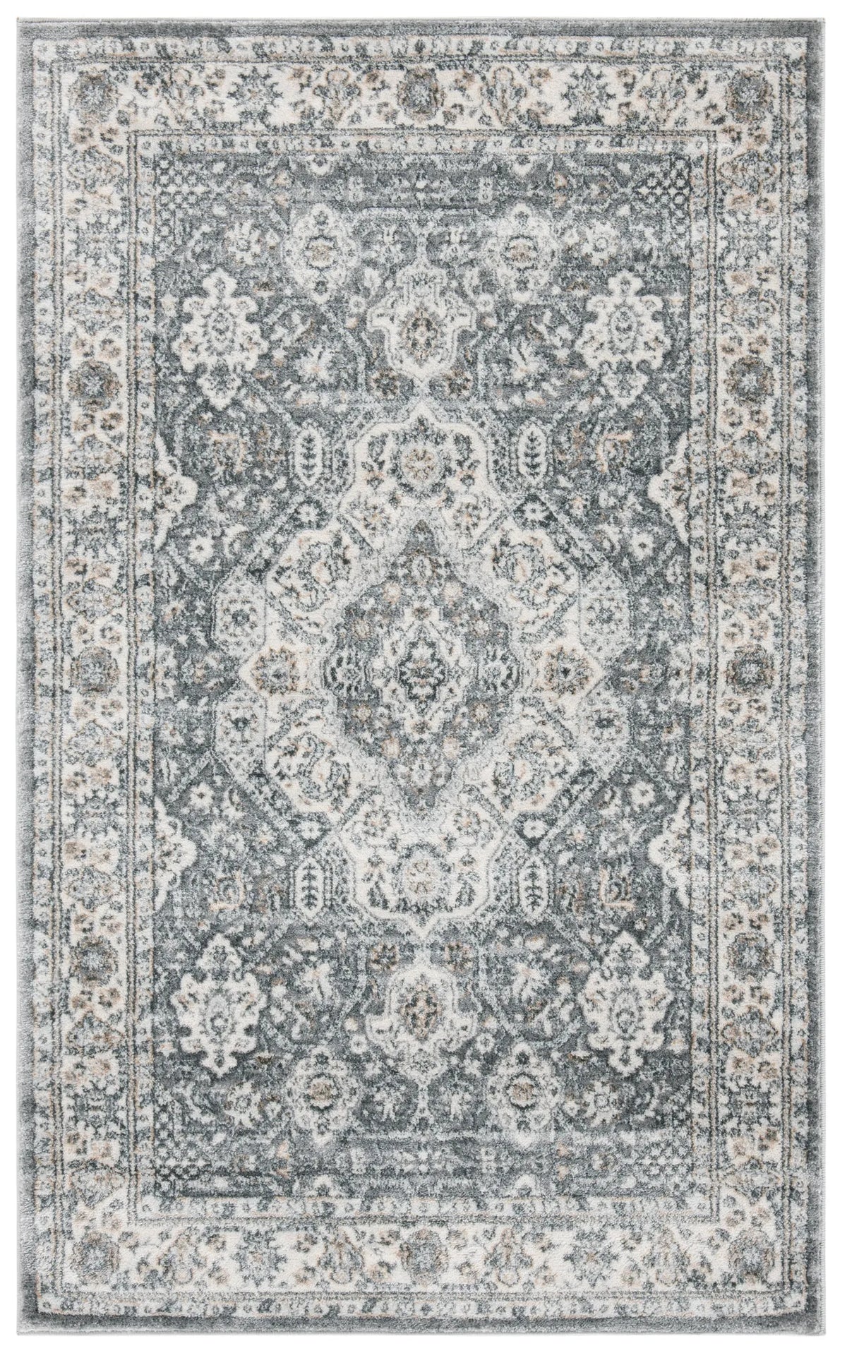 Safavieh Isabella 3'-0" x 5'-0" Rug in Grey / Cream